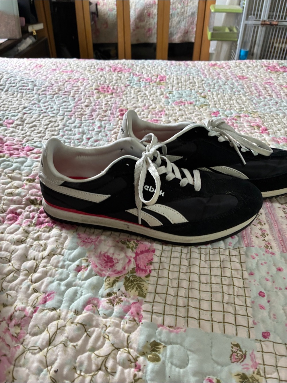 Reebok Black & White Sneakers